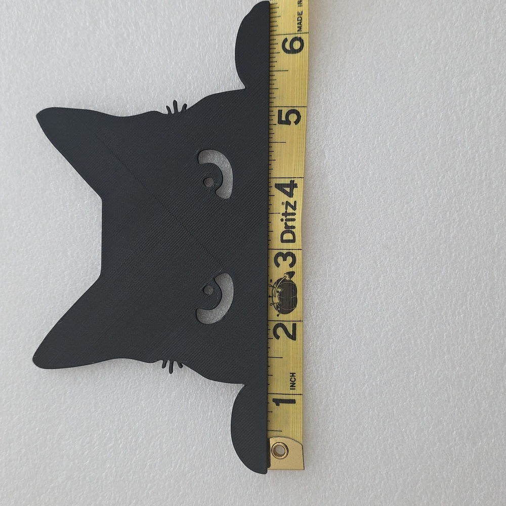 Black Cat Silhouette Wall Decor - Picture 5 of 6